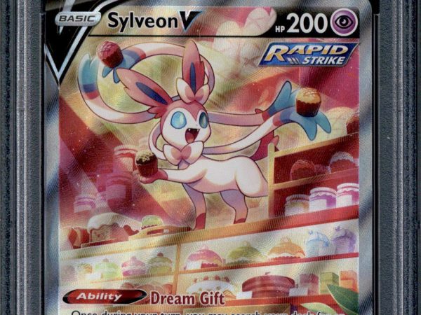 Sylveon V - 184/203 - PSA 10 - Alt Art - Evolving Skies - Pokemon - 10665