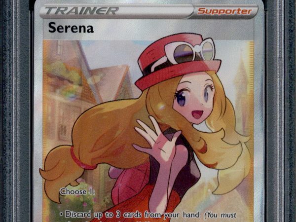 Serena - 193/195 - PSA 9 - Full Art - Silver Tempest - Pokemon - 61946