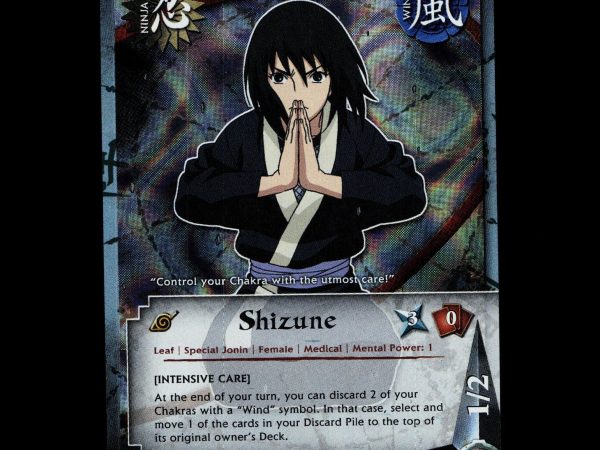 Shizune - 292 - NM - 1st Edition - Foil - Naruto CCG - D3-38
