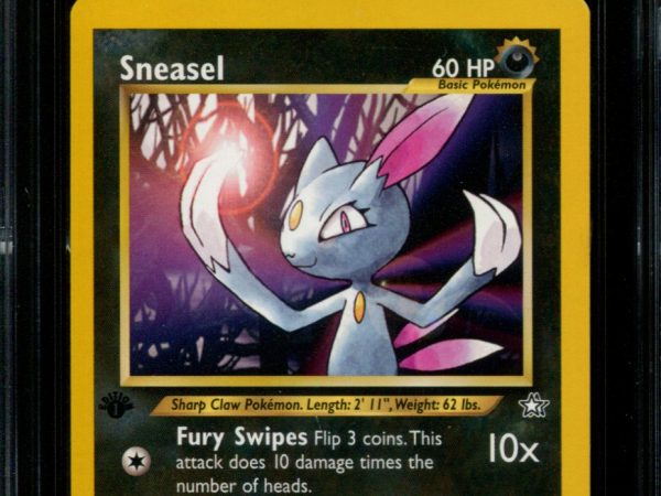 Sneasel - 25/111 - CGC 8.5 - 1st Edition - Neo Genesis - Pokemon - 37345