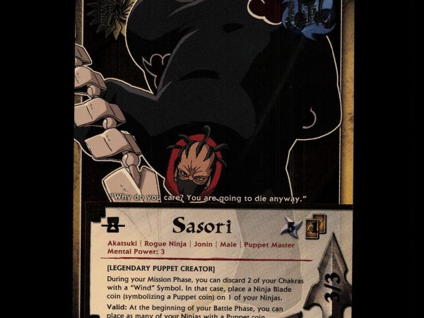 Sasori - 481 - NM - 1st Edition - Foil - Naruto CCG - D4-150