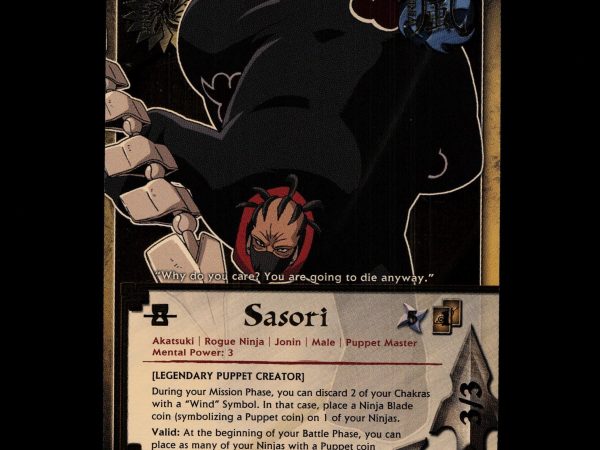 Sasori - 481 - NM - 1st Edition - Foil - Naruto CCG - D4-151