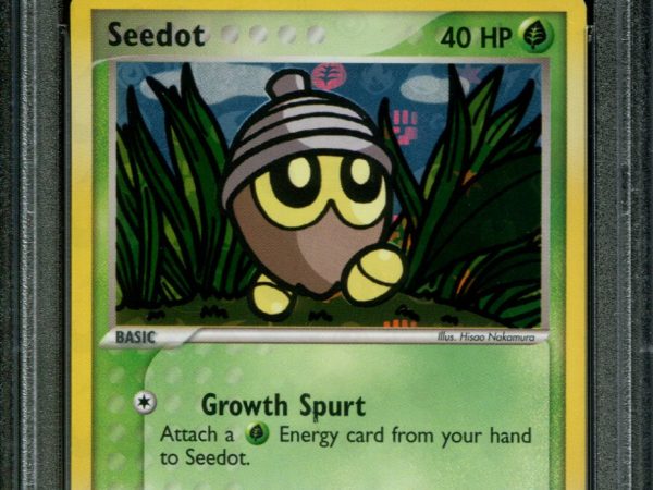 Seedot - 71/101 - PSA 9 - Reverse Holo - Hidden Legends - Pokemon - 80859