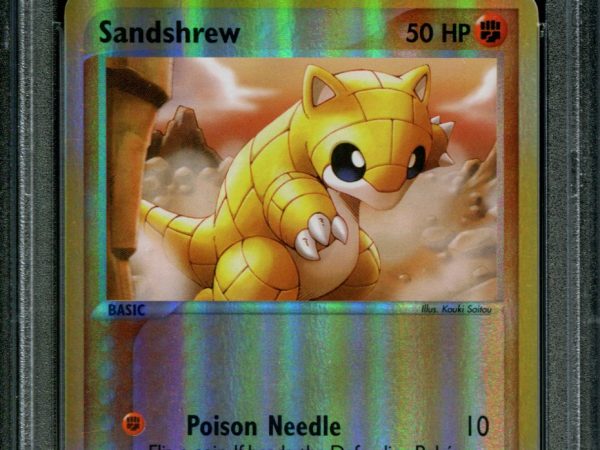 Sandshrew - 75/100 - PSA 7 - Reverse Holo - Sandstorm - Pokemon - 80811