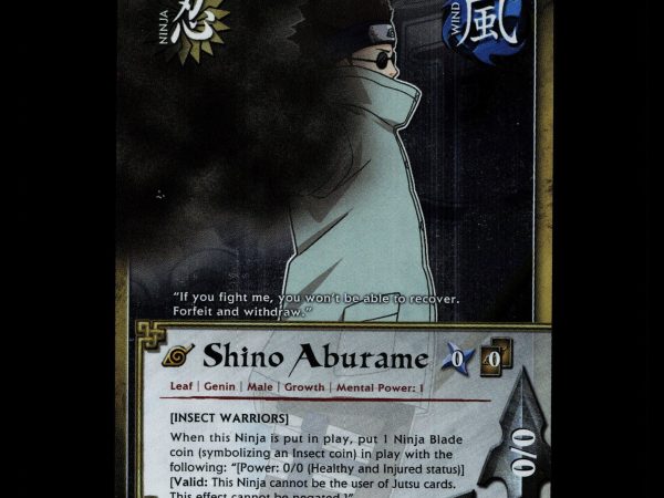 Shino Aburame - 511 - NM - 1st Edition - Foil - Naruto CCG - D4-159