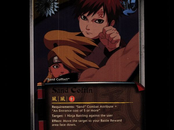 Sand Coffin - 416 - NM - 1st Edition - Foil - Naruto CCG - D4-164