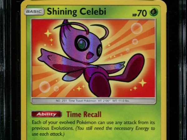 Shining Celebi - SM79 - CGC 8.5 - Black Star Promo - Shining Legends - Pokemon -  15145