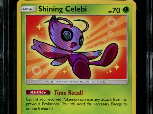Shining Celebi - SM79 - CGC 8.5 - Black Star Promo - Shining Legends - Pokemon -  15143
