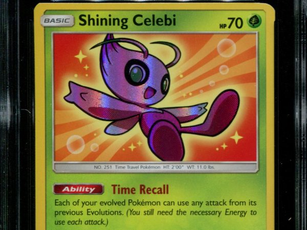 Shining Celebi - SM79 - CGC 8.5 - Black Star Promo - Shining Legends - Pokemon -  15128