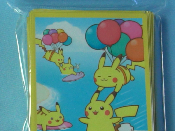 Surfing & Flying Pikachu Sleeves - Set of 64 Sleeves - Japanese - Pokemon Center