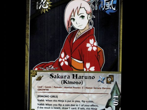 Sakura Haruno (Kimono) - 1252 - NM - 1st Edition Foil - S22 - Naruto CCG - D4-90