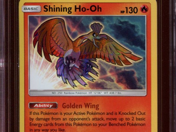 Shining Ho-oh - SM70 - CGC 9 Mint - Black Star Promo - Shining Legends - 68299