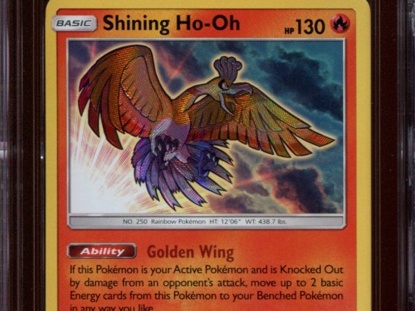 Shining Ho-oh - SM70 - CGC 9 Mint - Black Star Promo - Shining Legends - 68279