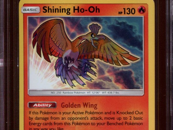 Shining Ho-oh - SM70 - CGC 9 Mint - Black Star Promo - Shining Legends - 68265