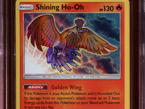 Shining Ho-oh - SM70 - CGC 9 Mint - Black Star Promo - Shining Legends - 68306