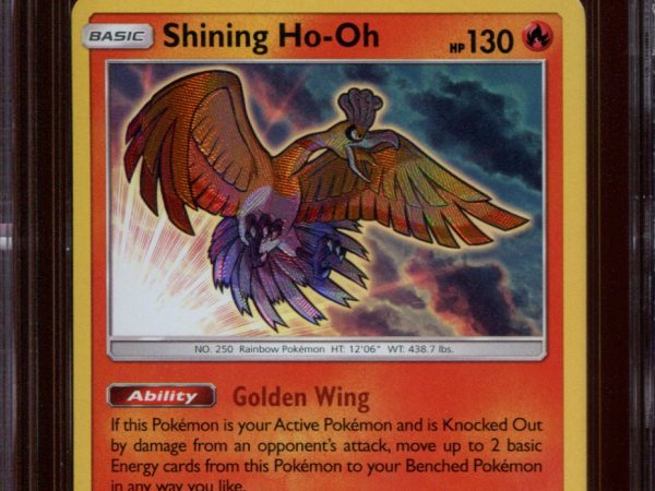 Shining Ho-oh - SM70 - CGC 9 Mint - Black Star Promo - Shining Legends - 68273