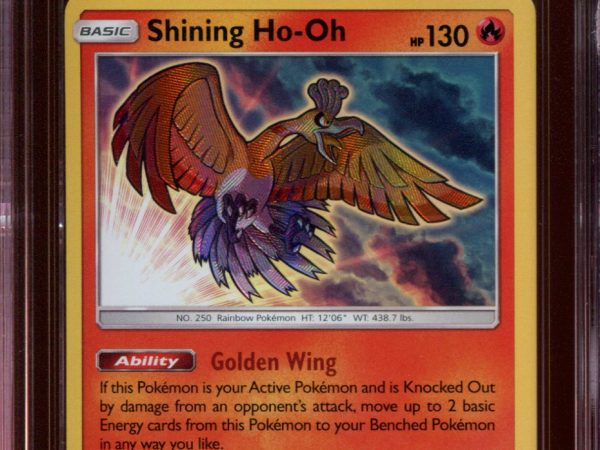 Shining Ho-oh - SM70 - CGC 9 Mint - Black Star Promo - Shining Legends - 68294