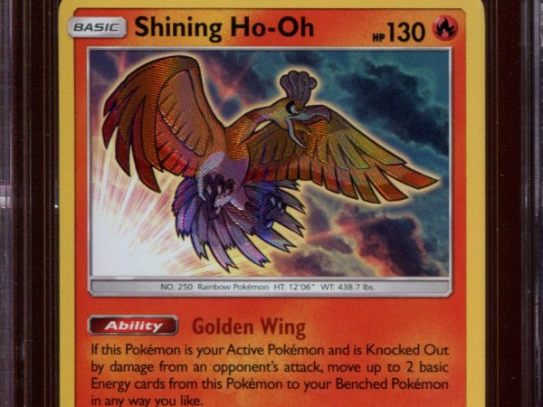 Shining Ho-oh - SM70 - CGC 9 Mint - Black Star Promo - Shining Legends - 68262