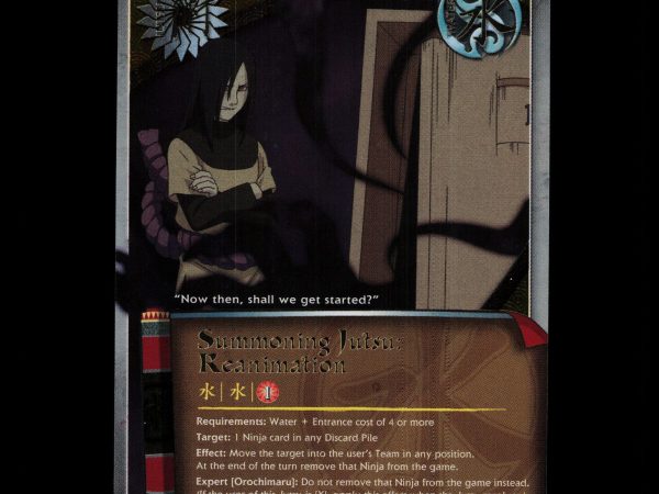 Summoning Jutsu: Reanimation - 787 - NM - 1st Edition Foil - S20 - Naruto CCG - D4-144