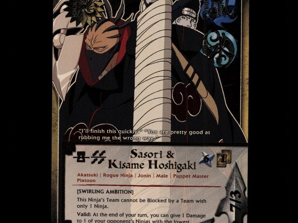 Sasori & Kisame Hoshigaki - 501 - NM - 1st Edition - Foil - Naruto CCG - D4-157