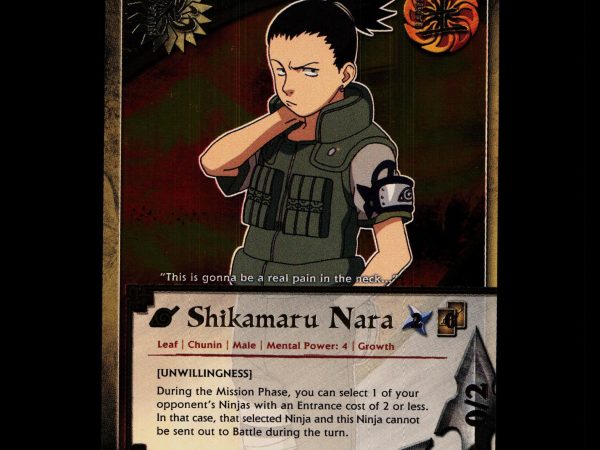 Shikamaru Nara - 634 - NM - 1st Edition - Foil - Naruto CCG - D4-304