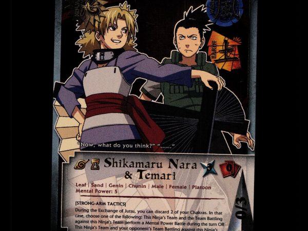 Shikamaru Nara & Temari - 264 - NM - 1st Edition - Foil - Naruto CCG - D4-311