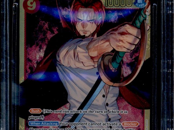 Shanks - OP01-120 - BGS 10 - Secret Rare - Romance Dawn - One Piece - 09929