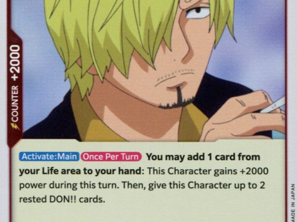 Sanji - OP01-013 - Rare - English - One Piece TCG OP-01