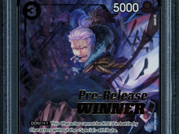 Smoker - P-025 - PSA 10 - Pre-Release Winner - English - One Piece - 522