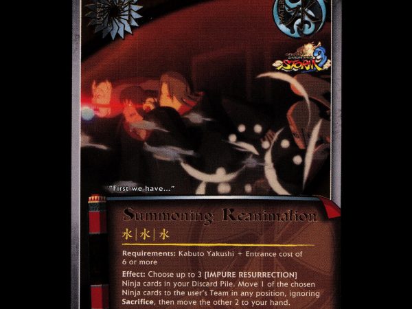 Summoning: Reanimation - 1021 - NM - Foil - S28 - Naruto CCG - E1-126