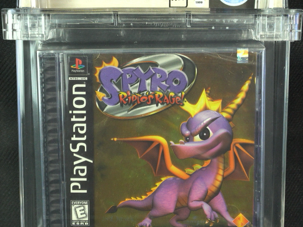 Spyro Ripto's Rage - Playstation 1 - WATA 9.8 - A++ - PS1 - Foil - Brand New Sealed