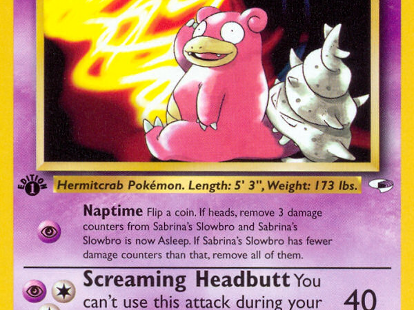 Sabrina's Slowbro (60/132) [Gym Heroes 1st Edition]