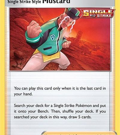 Single Strike Style Mustard [SWSH05: Battle Styles]