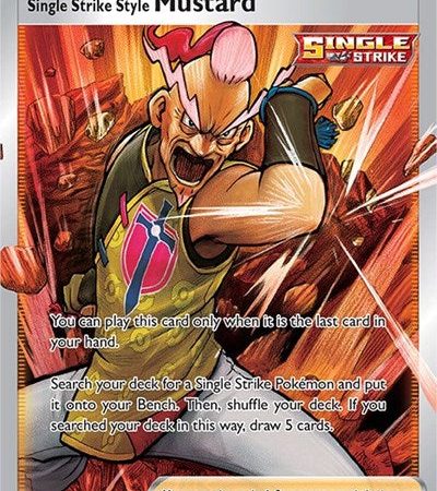 Single Strike Style Mustard (Full Art) [SWSH05: Battle Styles]