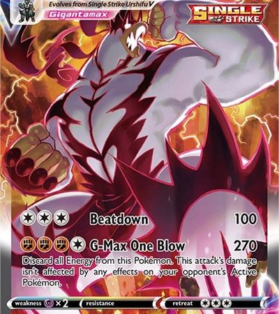 Single Strike Urshifu VMAX (Alternate Art Secret) [SWSH05: Battle Styles]