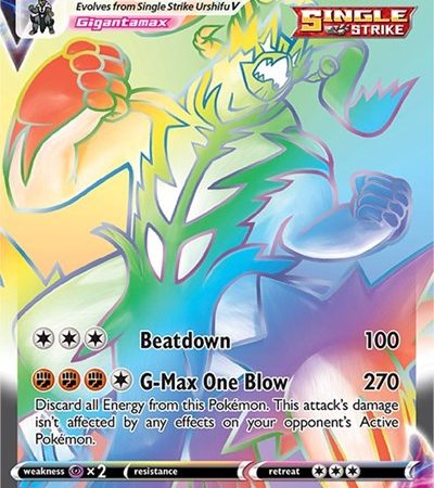 Single Strike Urshifu VMAX (Secret) [SWSH05: Battle Styles]