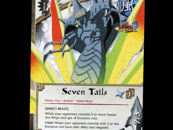 Seven Tails - 1658 - NM - Non-Foil - S28 - Naruto CCG - E1-133