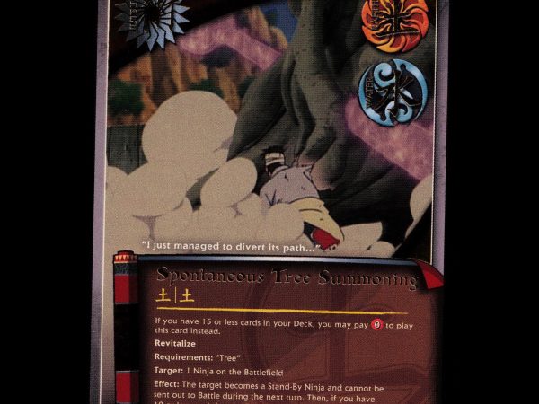 Spontaneous Tree Summoning - 949 - NM - Foil - S26 - Naruto CCG - E1-156