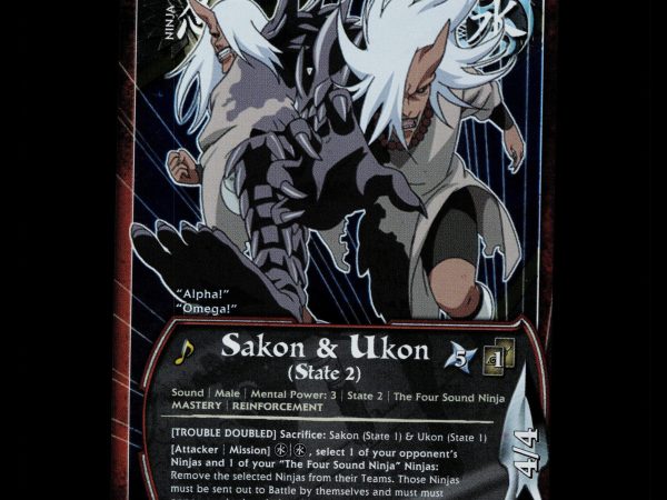 Sakon & Ukon (State 2) - 1131 - NM - 1st Edition Foil - S21 - Naruto CCG - D4-14