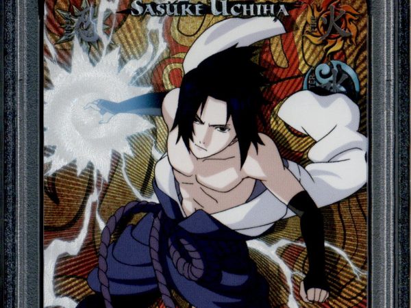 Sasuke Uchiha - pr 055 - PSA 10 - Full Art - Target Promo - Naruto CCG - 96274