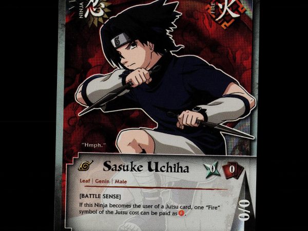 Sasuke Uchiha - PR 002 - NM - Foil - Promo - Naruto CCG - E1-42
