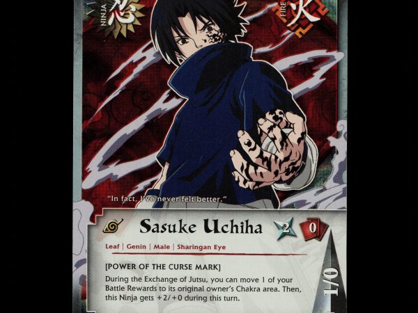 Sasuke Uchiha - 068 - NM - 1st Edition - Foil - Naruto CCG - D4-236
