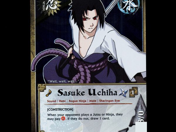 Sasuke Uchiha - 1351 - NM - 1st Edition Foil - TP4 - Naruto CCG - D4-187