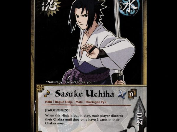 Sasuke Uchiha - 1313 - NM - Foil - S23 - Naruto CCG - E1-168