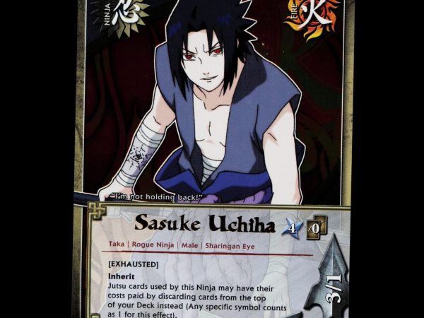 Sasuke Uchiha - 1574 - NM - Foil - S27 - Naruto CCG - E1-151
