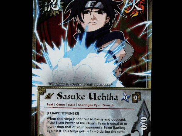Sasuke Uchiha - 496 - NM - 1st Edition - Foil - Naruto CCG - D4-167