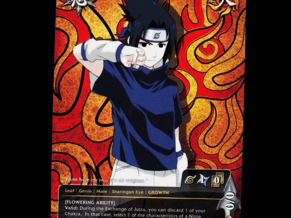 Sasuke Uchiha - N-086 - NM - Full Art - Promo - Naruto CCG - E1-47