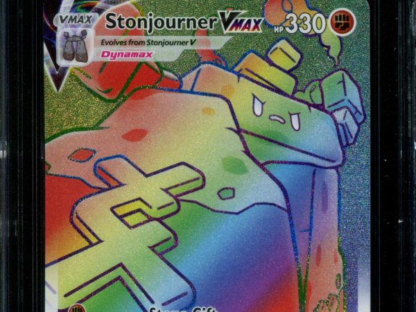 Stonjourner Vmax - 205/202 - CGC 9.5 Gem Mint - Sword & Shield - 02295
