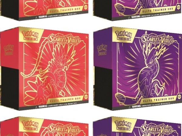 Scarlet & Violet Base Set Elite Trainer Box Case (10x ETB) - Pokemon - New - Sealed