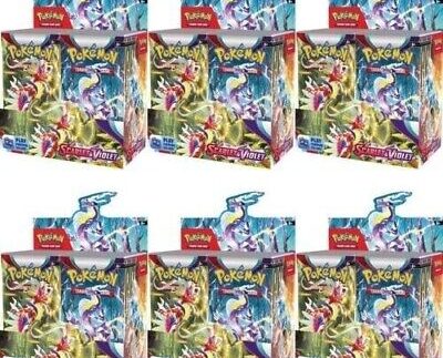 Scarlet & Violet Booster Box Case - 216 Packs - Sealed - New
